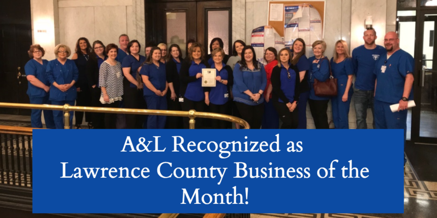 A&L is Lawrence County’s Business of the Month!